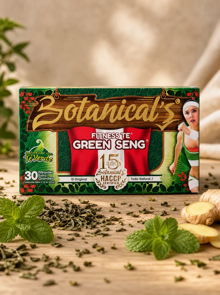 Botanical's Verde con menta y jengibre